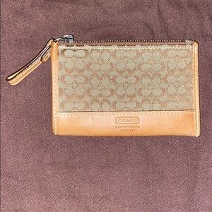 Coach signature mini skinny pouch